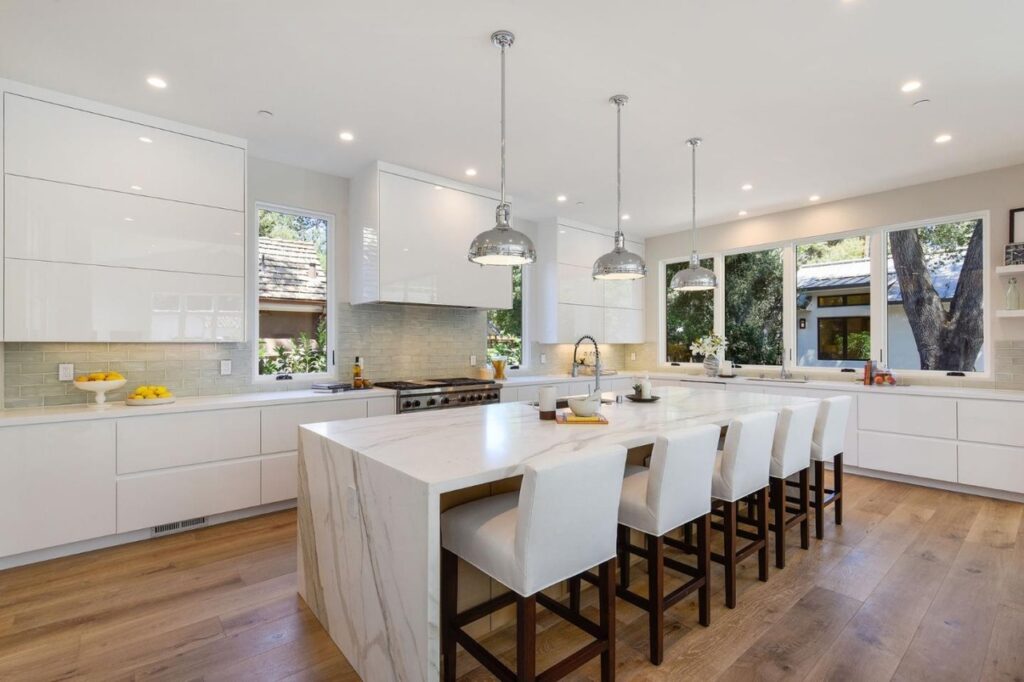 Modern kitchen redesign and reconstruction Madison Way Build Home Construction in Bay Area